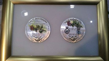 Gemellaggio Cariati - Cascia, 4 medaglie commemorative