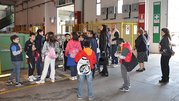 Rossano, 300 studenti all'impianto Ecoross 