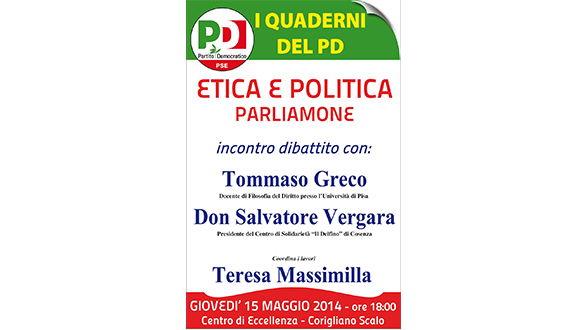 Pd Corigliano, incontro sul tema