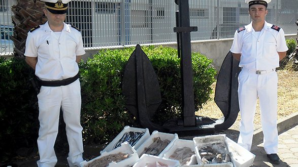 Corigliano: Guardia Costiera, sequestrato oltre un quintale di pesce
