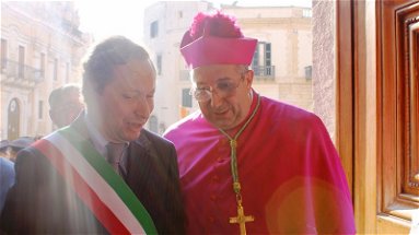 Rossano, il sindaco Antoniotti a Brindisi per la cerimonia di consacrazione del nuovo Arcivescovo