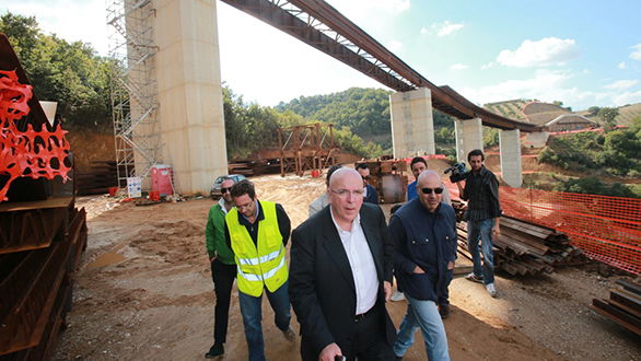 Sopralluogo di Mario Oliverio a tre grandi infrastrutture realizzate dalla Provincia