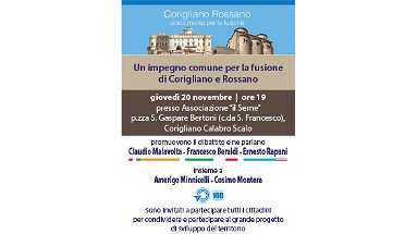Fusione Corigliano-Rossano, Beraldi: 