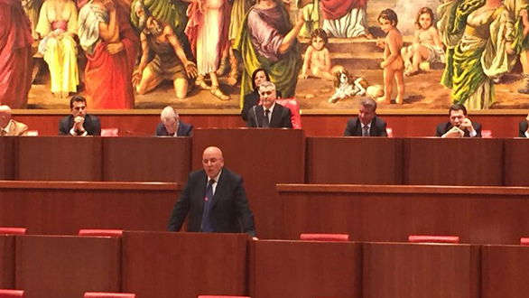 Antonio Scalzo e Pino Gentile presidente e vicepresidente del consiglio regionale della Calabria. Graziano questore.
