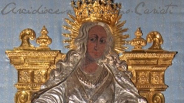 Restauro dipinto Madonna nera di Schiavonea, Campolo (FI): 