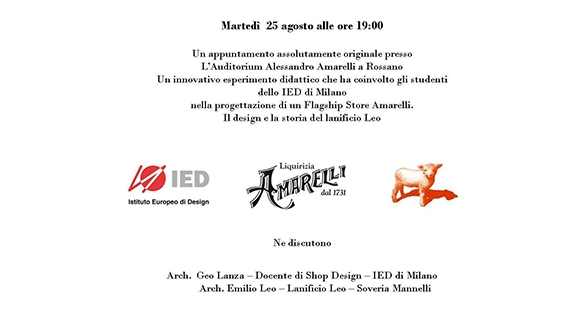 Rossano: Estate al Museo 2015, il Flagship Store Amarelli