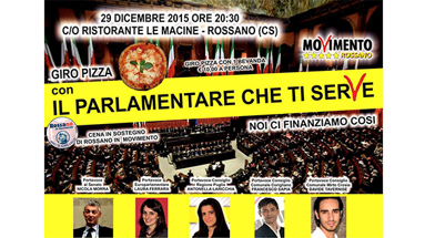 Movimento 5 Stelle: “Il Parlamentare che ti serve” fa tappa a Rossano
