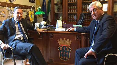 Rossano, il Commissario Lombardo incontra l'ex sindaco Antoniotti