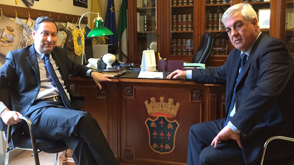 Rossano, il Commissario Lombardo incontra l'ex sindaco Antoniotti