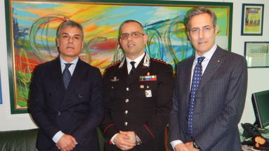 Sicurezza e legalità al centro dell'incontro tra il Comandante provinciale dei Carabinieri di Cosenza ed i vertici di Confindustria