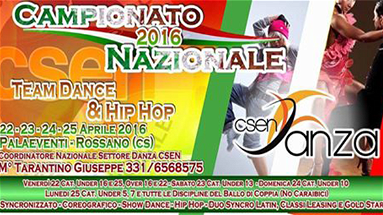 Rossano, in città i campionati nazionali Team Dance-Hip Hop