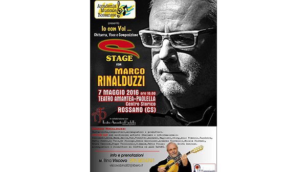 Stage al Paolella con Marco Rinalduzzi