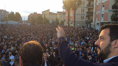 Salvini a sostegno di Antoniotti chiude il tour calabrese a Rossano