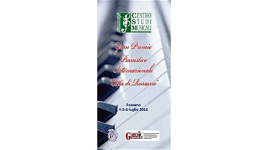 “Gran premio pianistico internazionale citta’ di Rossano”