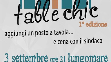 Cariati, il 3 settembre la prima edizione del table chic:organizza la tua cena all'aperto