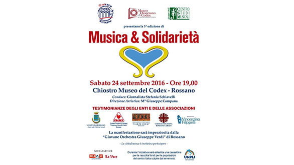 Rossano, sabato la III edizione di