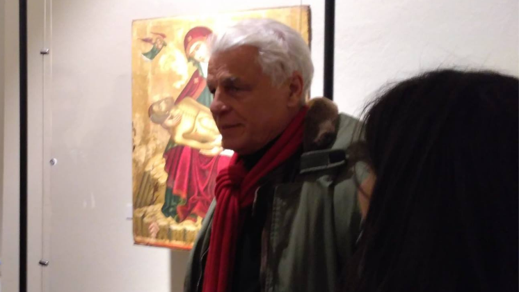 Il noto attore Michele Placido visita il Museo del Codex