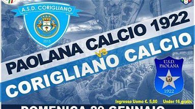Calcio, Eccellenza: oggi derby dei due mari Corigliano - Paolana