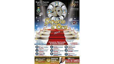 Teatro, Sipario d'Oro 2017. Il14 gennaio presentazione del cartellone