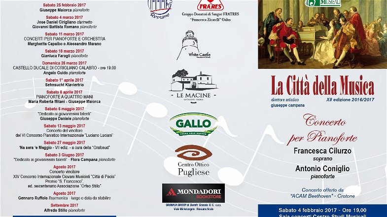 Rossano: Città della Musica ospita la soprano Francesca Cilurzo
