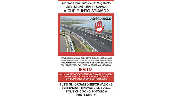 Conferenza stampa a Trebisacce associazione