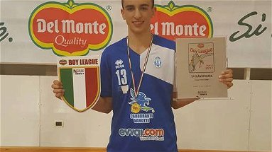 Il pallavolista rossanese Gabriele Laurenzano è Campione d'Italia