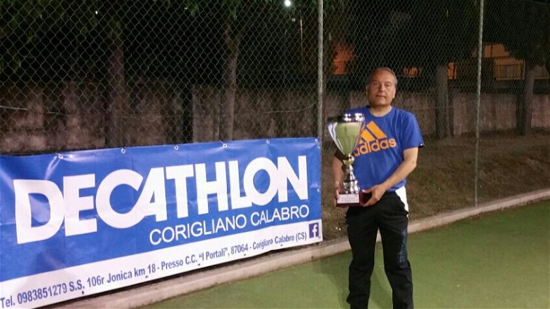 Rossano, tennis: Manlio Belgrado trionfa nella 4^ Coppa Primavera