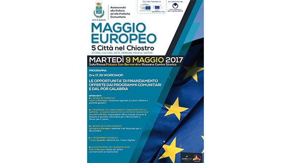 9 maggio, giovani protagonisti. Boom adesioni. Maggio europeo, domani appuntamento e workshop