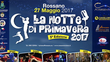 Notte di Primavera a Rossano sabato 27 maggio