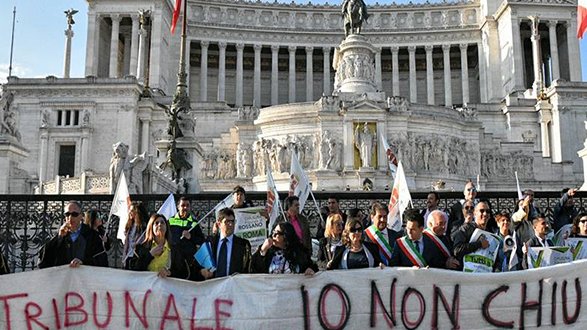 Ex Tribunale: manifestazione a Roma, obiettivi raggiunti