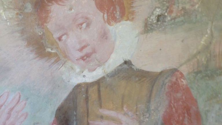 Oriolo, rinvenuti degli affreschi nel Convento Francescano