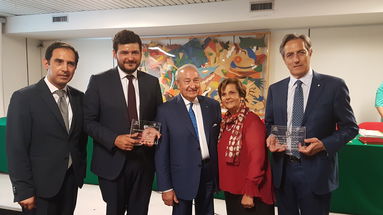 Per la cultura d'impresa premiati Branda e Salerno dall'Associazione 