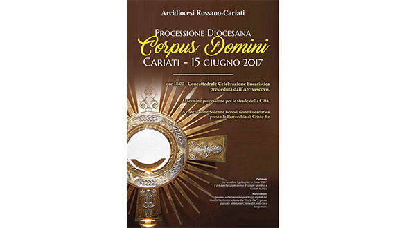 Cariati, domani la processione Corpus Domini