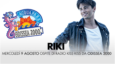 Riki ospite di Radio Kiss Kiss all'Odissea 2000