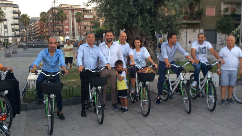 Rossano, bici elettriche consegnate alla città