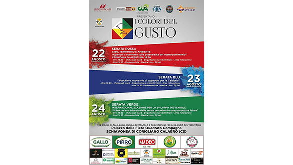 Corigliano, questa sera e domani I Colori del Gusto