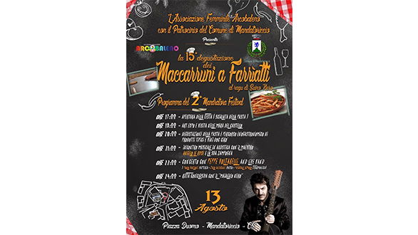 Domenica 13 Maccarruni a farriatti per tutti - in Piazza Duomo a Mandatoriccio Voltarelli in concerto