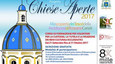 Chiese aperte 2017, parte corso di formazione