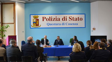 Questura di Cosenza, visita del Prefetto Vittorio Rizzi