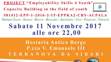 A Terranova da Sibari il Training Course del progetto ES4Y