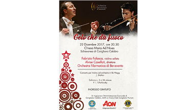 Corigliano, venerdì 22 Concerto filarmonica Benevento