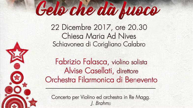 Corigliano, il 22 dicembre evento culturale. Concerto della Filarmonica di Benevento