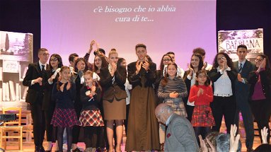 Crosia: ieri la prima del recital su Don Milani degli allievi IV A Liceo Scientifico Rossano