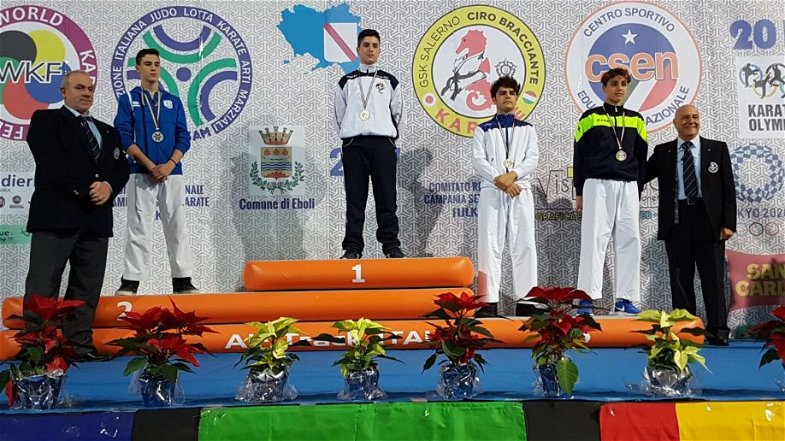Francesco Andriani è bronzo agli Internazionali di Karate