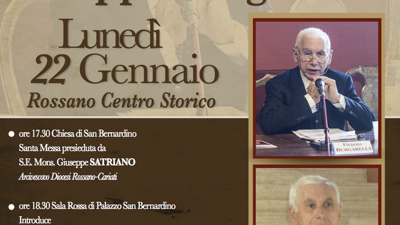 Rossano Purpurea partecipa all'evento del 22 gennaio