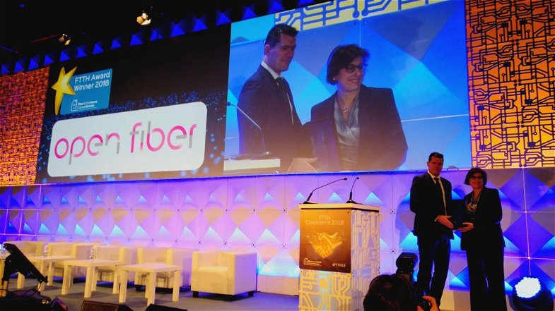 Open Fiber vince l'FTTH Council Europe Operator Award