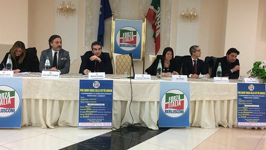 Forza Italia, grande partecipazione alla presentazione dei candidati