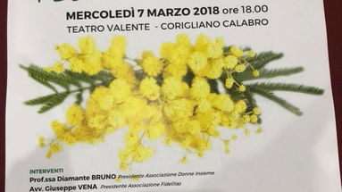 Corigliano, Fidelitas: oggi manifestazione socioculturale sulla figura femminile