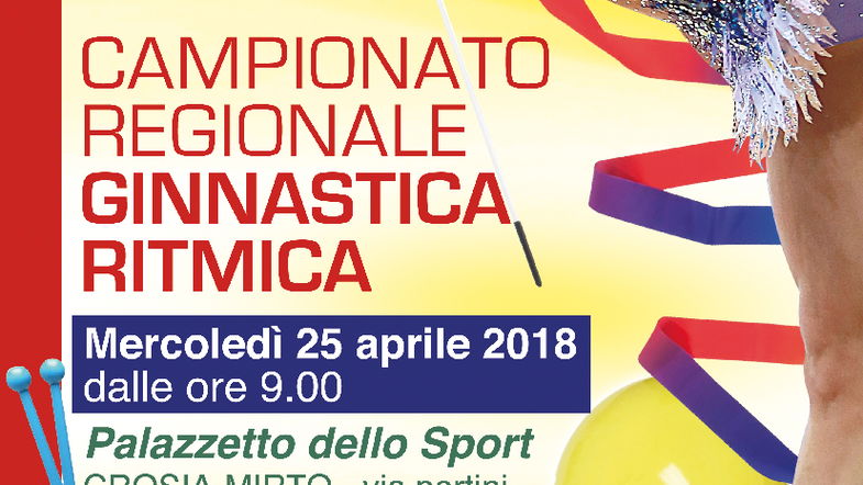 A Crosia, il 25 aprile il Campionato Regionale di ginnastica ritmica