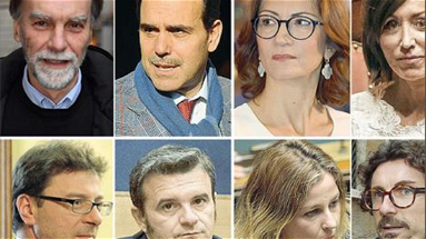 Camera e Senato: Capigruppo Bernini e Gelmini FI,Grillo e Toninelli M5S,Delrio e Marcucci Pd